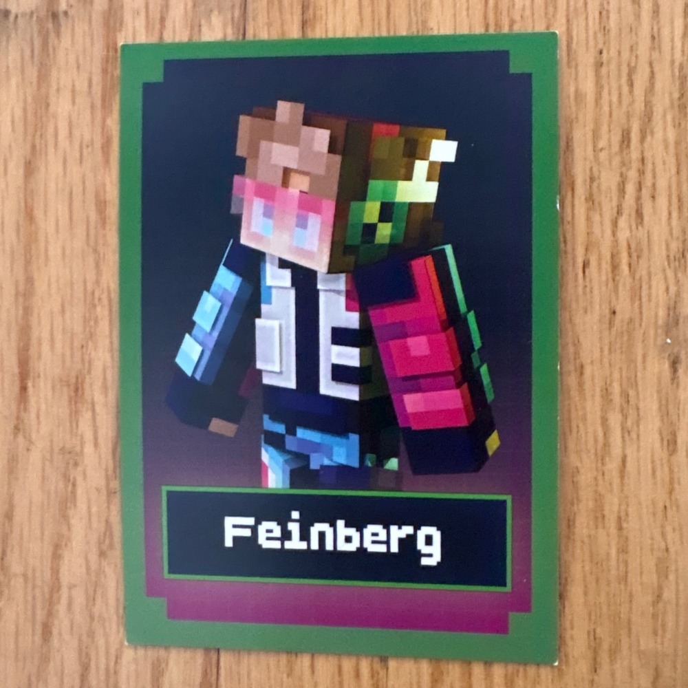 Feinberg MCSR World‎ Championships Minecraft Speedrunning Trading Card LA 2026